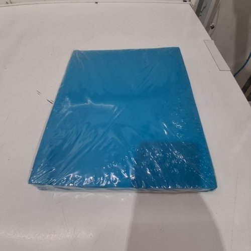 10PK 3-RING PLASTIC FOLDERS - 9" X 12" - GRAY BLUE (ITEM: K-WA-A2141BL-10) image 3