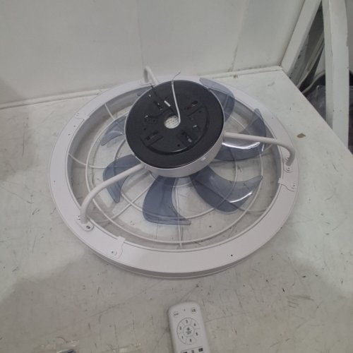 AIRWIT LOW PROFILE CEILING FAN WITH LIGHTS, APP & REMOTE - 20" - WHITE (MODEL: LS5001) image 4