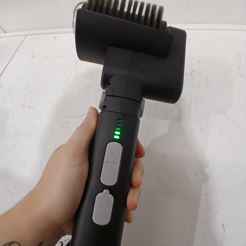 LEEBEIN ELECTRIC RECHARGABLE GRILL CLEANER BRUSH WITH 3 HEAD OPTIONS - BLACK (MODEL: LZ-8054A) image 2