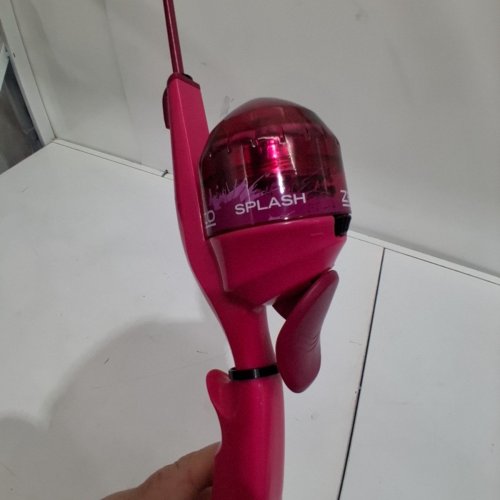 ZEBCO SPLASH CHILDRENS FISHING ROD, AGES 3-5, 2FT 6", PINK image 4