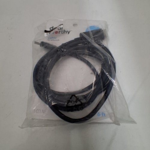 DEALWORTHY DISPLAYPORT TO HDMI CABLE - 6FT - BLACK image 3