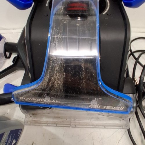 BISSELL POWERCLEAN TURBOBRUSH PET UPRIGHT CARPET CLEANER, POWERFUL & LIGHTWEIGHT - 120V - BLUE - (MODEL:3939C) image 3