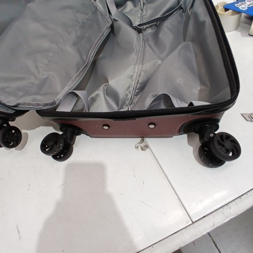 COOLIFE HARDSHELL SPINNER LUGGAGE CARRY ON SUITCASE - 20" - WINE RED image 6