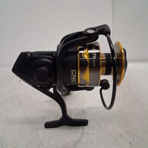 PENN SPINNING IV FISHING REEL - AMBIDEXTROUS - 6000 STANDARD - 5.2:1 - BLACK/GOLD (MODEL: BTLIV6000) image 5