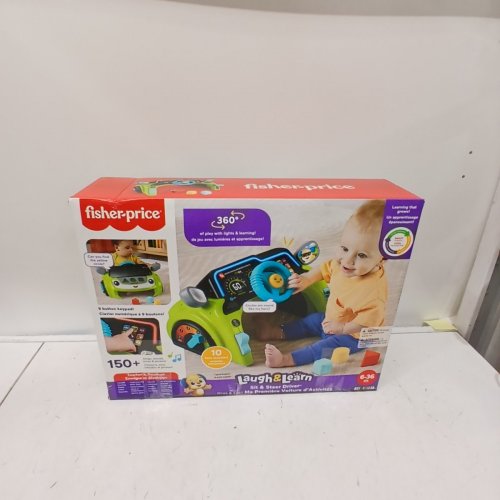 FISHER-PRICE LAUGH AND LEARN SIT AND STEER DRIVER CAR ACTIVITY CENTER - 3M-36M - MULTICOLORED (MODEL: JDY43) image 3