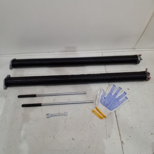 2PK UNIVERSAL GARAGE DOOR TORSION SPRINGS - 0.25" X 2" X 35" - BLACK (MODEL : 250-2-35) image 2
