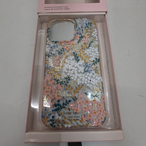 KATE SPADE PROTECTIVE CASE WITH MAGSAFE FOR IPHONE 14 PRO MAX - ROSE & GREEN FLORAL WITH GEMS image 2