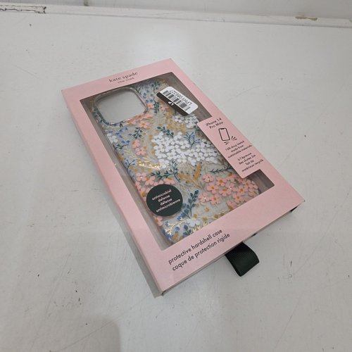 KATE SPADE PROTECTIVE CASE WITH MAGSAFE FOR IPHONE 14 PRO MAX - ROSE & GREEN FLORAL WITH GEMS image 4