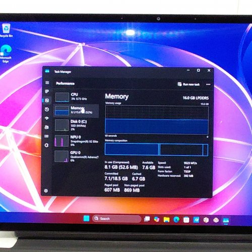 ASUS PROART PZ14, COPILOT+ PC, 14” 3K OLED TOUCHSCREEN LAPTOP, SNAPDRAGON X2 ELITE PROCESSOR, 16 GB DDR5, 1TB SSD, WI-FI 7 - NANO BLACK (MODEL: HT7407NA-AS91T-CA) image 5