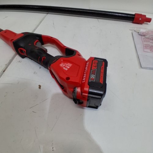 CRAFTSMAN V20 CORDLESS POLE CHAINSAW - 14FT REACH 8" BLADE - GREY/RED (MODEL: ‎CMCCSP20M1) image 2