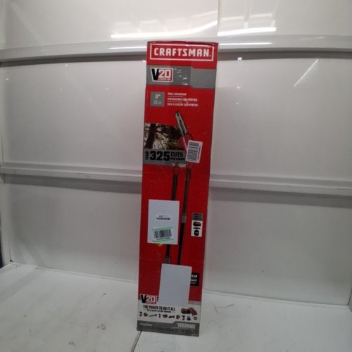 CRAFTSMAN V20 CORDLESS POLE CHAINSAW - 14FT REACH 8" BLADE - GREY/RED (MODEL: ‎CMCCSP20M1) image 5