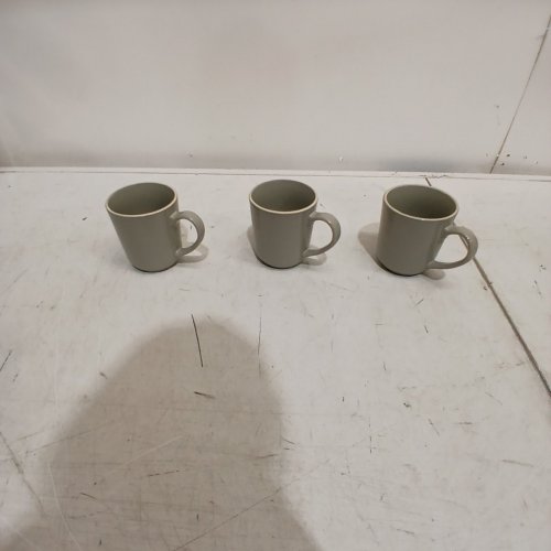 3PK HOMETRENDS FIONA MUGS - 13 OZ - GREY image 2