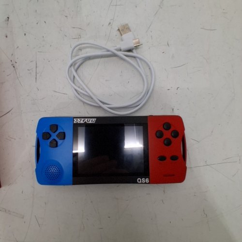 JJFUN RETRO HANDHELD GAME CONSOLE - 100+ GAMES - 3.2" IPS SCREEN - RED/BLUE (MODEL: QS6) image 4