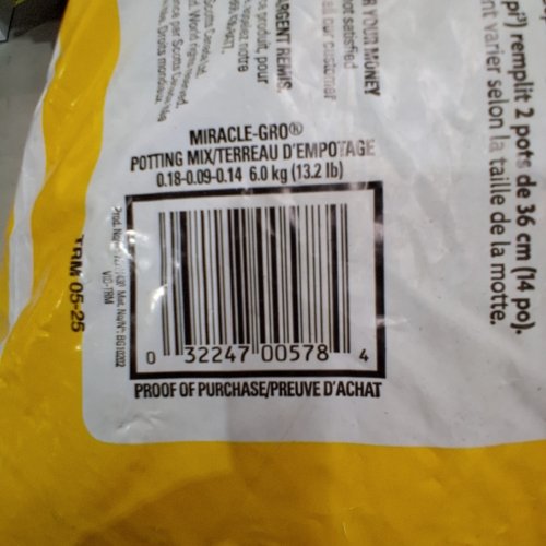 MIRACLE-GRO POTTING MIX GROW PLANTS TWICE AS BIG - 50 L image 2