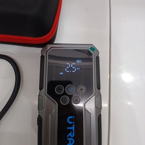 UTRAI PORTABLE BOOSTER PACK CAR JUMP STARTER WITH BUILT IN AIR COMPRESSOR - 150 PSI , 15000MAH (MODEL: JS-9) image 4