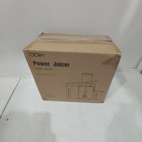 QCEN CENTRIFUGAL FRUIT/VEGETABLE POWER JUICER EXTRACTOR MACHINE WITH WIDE MOUTH - 500W - 3” FEED CHUTE - GREEN (MODEL: KS-501) image 5