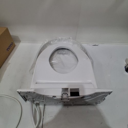 TOTOWASHLET S5 ELECTRONIC HEATED TOILET SEAT BIDET WITH CONTROLLER AND INSTANTANEOUS WATER HEATER - 21" X 15" - ELONGATED - WHITE (MODEL: SW3446#01) image 3
