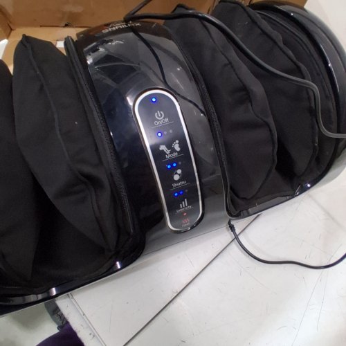 SNAILAX MULTIUSE FOOT/LEG/ARM HEATED MASSAGER WITH COMPRESSION - BLACK (MODEL: SL-598) image 2