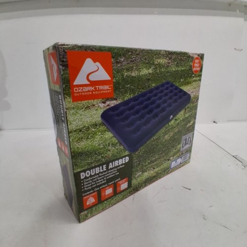OZARK TRAIL DOUBLE AIRBED - 75" X 54" - BLUE/BLACK (MODEL: 67970) image 2
