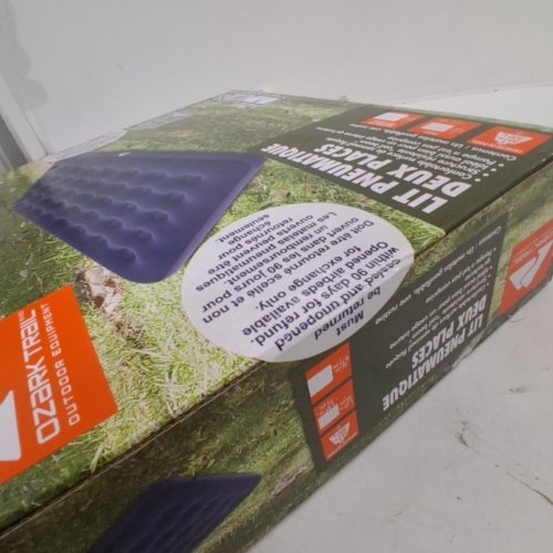 OZARK TRAIL DOUBLE AIRBED - 75" X 54" - BLUE/BLACK (MODEL: 67970) image 3
