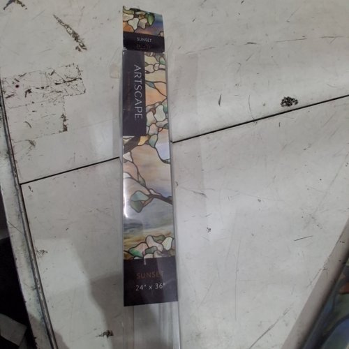 ARTSCAPE DECORATIVE WINDOW FILM - 24" X 36" - MULTICOLOR (STYLE: SUNSET) image 3