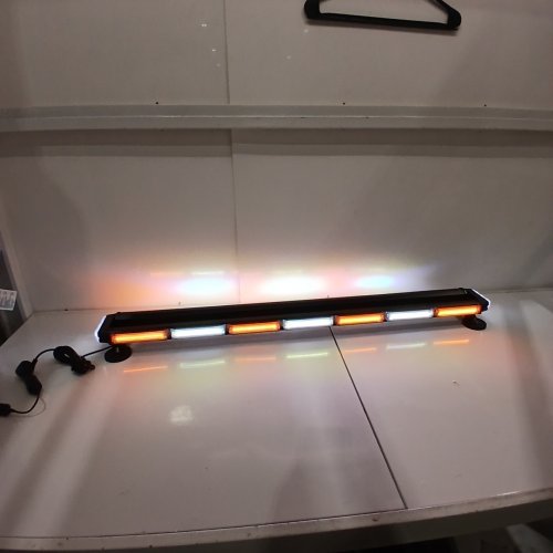 COLIGHT 360° LED STROBE LIGHT BAR FOR VEHICLE ROOF - 42" - 15 LIGHT MODES - WHITE/AMBER (MODEL: ‎JS-BS-L04-7) image 2