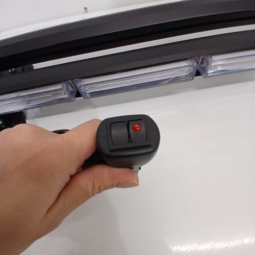COLIGHT 360° LED STROBE LIGHT BAR FOR VEHICLE ROOF - 42" - 15 LIGHT MODES - WHITE/AMBER (MODEL: ‎JS-BS-L04-7) image 4
