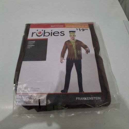 2PC MEN'S RUBIES FRANKENSTEIN COSTUME - MEDIUM (32-34) - BROWN/GREEN (STYLE: 1002836) image 2