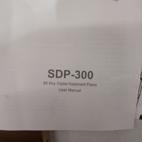 STRICH DIGITAL PIANO WITH 88 KEYS - HAMMER ACTION WEIGHTED KEYBOARD - FULL SIZED ELECTRIC PIANO WITH USB/MIDI/WIRELESS CONNECT - WALNUT BROWN (MODEL: SDP-300W) image 3