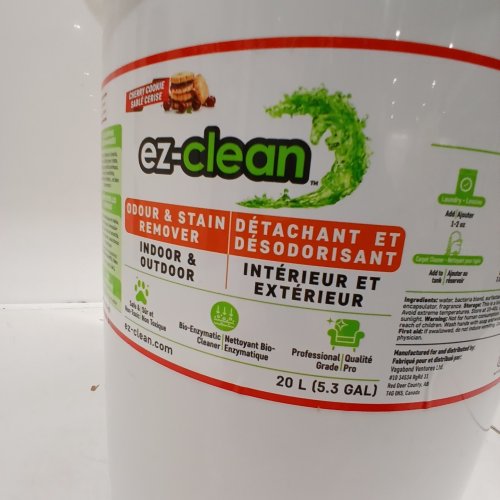 EZ-CLEAN HIGHLY CONCENTRATED BIO ENZYME ODOUR & STAIN REMOVER - 20L BUCKET - FRAGRANCE FREE image 2