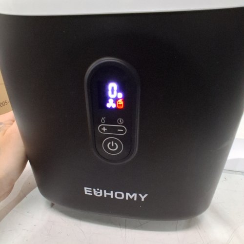 EUHOMY COUNTERTOP ICE CUBE MAKER MACHINE WITH EXTERNAL WATER TANK - 34LBS/DAY - BLACK (MODEL: IM005-CBL-CAEH) image 2