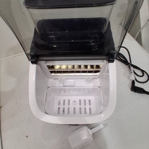 EUHOMY COUNTERTOP ICE CUBE MAKER MACHINE WITH EXTERNAL WATER TANK - 34LBS/DAY - BLACK (MODEL: IM005-CBL-CAEH) image 5