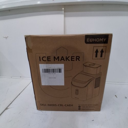 EUHOMY COUNTERTOP ICE CUBE MAKER MACHINE WITH EXTERNAL WATER TANK - 34LBS/DAY - BLACK (MODEL: IM005-CBL-CAEH) image 6