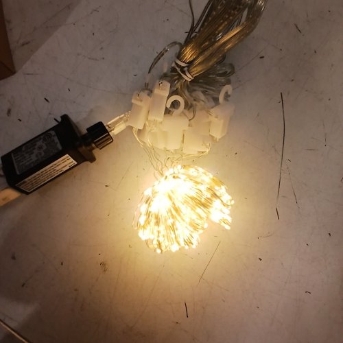 HXWEIYE 300LED FAIRY CURTAIN LIGHTS WITH REMOTE - 8 MODES - 9.8FT X9.8FT - WARM WHITE image 2