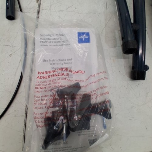 MEDLINE SUPERLIGHT ALUMINUM ROLLATOR- 6" WHEELS - BLACK- (MODEL:MDS86825SLBLK) image 4