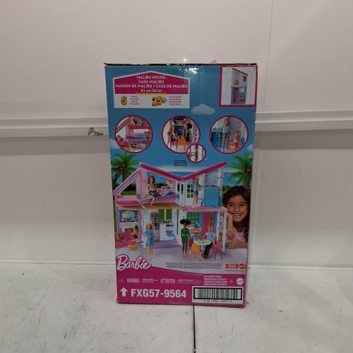 BARBIE MALIBU DOLL DREAM HOUSE WITH 25+ ACCESSORIES - PINK (MODEL: FXG57) image 5