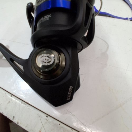 OFFSHORE ANGLER TIGHTLINE BAITFEEDER SPINNING REEL - 5000 SIZE - BLUE / BLACK image 2