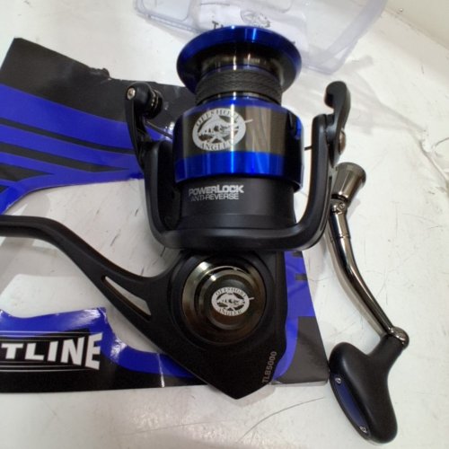 OFFSHORE ANGLER TIGHTLINE BAITFEEDER SPINNING REEL - 5000 SIZE - BLUE / BLACK image 4