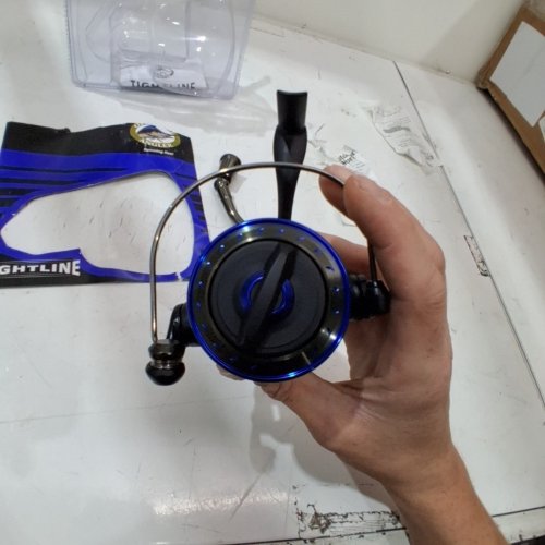 OFFSHORE ANGLER TIGHTLINE BAITFEEDER SPINNING REEL - 5000 SIZE - BLUE / BLACK image 5