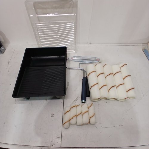 16PC SIMMS PRO SELECT PAINT ROLLER KIT - 9.4" ROLLER / 3.9" MINI ROLLER - (MODEL: 1651939) image 2