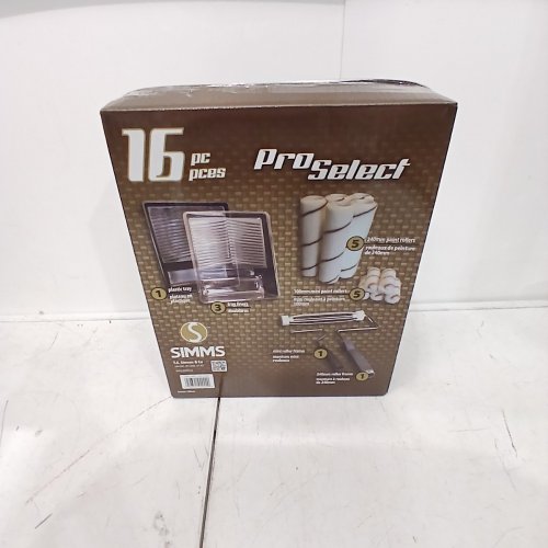 16PC SIMMS PRO SELECT PAINT ROLLER KIT - 9.4" ROLLER / 3.9" MINI ROLLER - (MODEL: 1651939) image 4