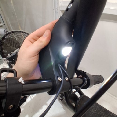 FOLDABLE ELECTRIC SCOOTER FOR ADULTS - 350 W - 30-40KM RANGE - BLACK/RED (MODEL: W5/W6) image 4