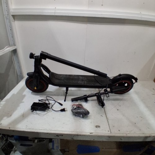 FOLDABLE ELECTRIC SCOOTER FOR ADULTS - 350 W - 30-40KM RANGE - BLACK/RED (MODEL: W5/W6) image 5