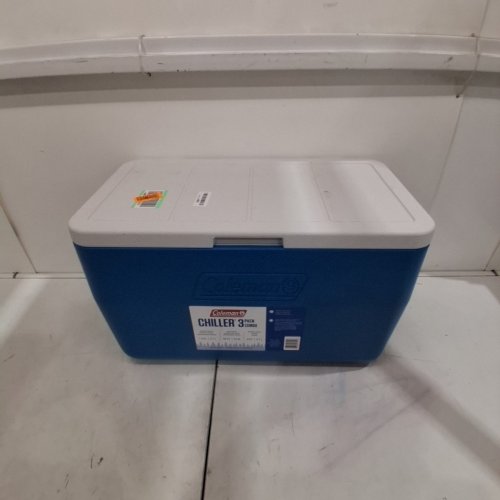 3PC COLEMAN 48QT COOLER WITH 9QT MINI-COOLER AND 1GAL JUG - BLUE - (MODEL: 2207791) image 3