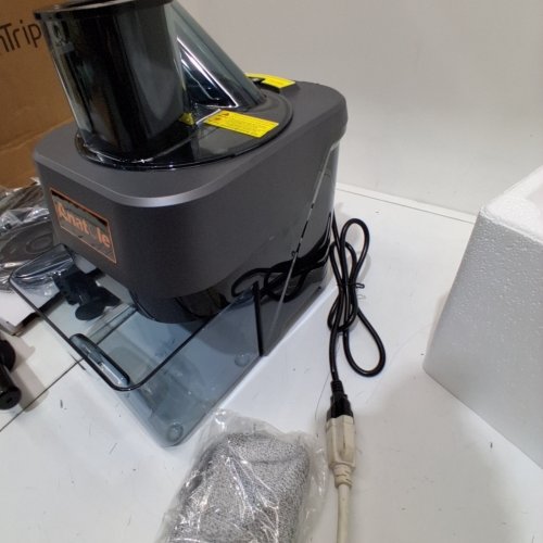 6-IN-1 ANATOLE COMMERCIAL FOOD PROCESSOR - 110 V, 100W - BLACK (MODEL: CFP-2) image 2
