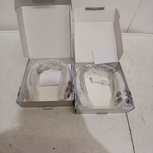 2PK JISULIFE RECHARGEABLE COOLING NECK FANS - WHITE (MODEL: 2789239) image 2