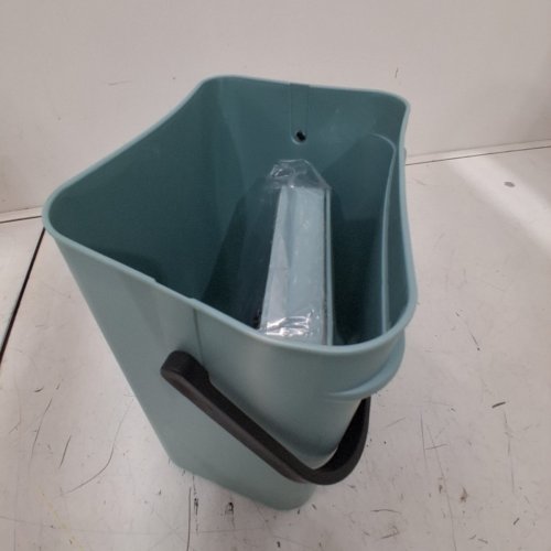 VIGIND HANGING SMALL TRASH/COMPOST BASKET WITH LID - 5 L - TEAL image 4