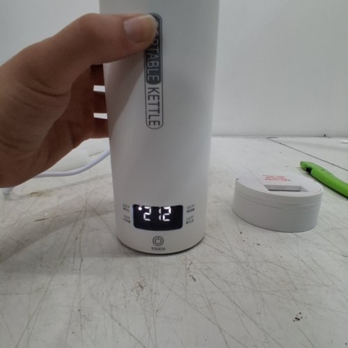 TRAVEL KETTLE PORTABLE ELECTRIC KETTLE - 450ML - 300W - 120V - WHITE (MODEL: SY-618) image 2