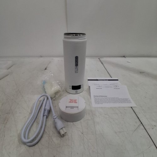 TRAVEL KETTLE PORTABLE ELECTRIC KETTLE - 450ML - 300W - 120V - WHITE (MODEL: SY-618) image 3
