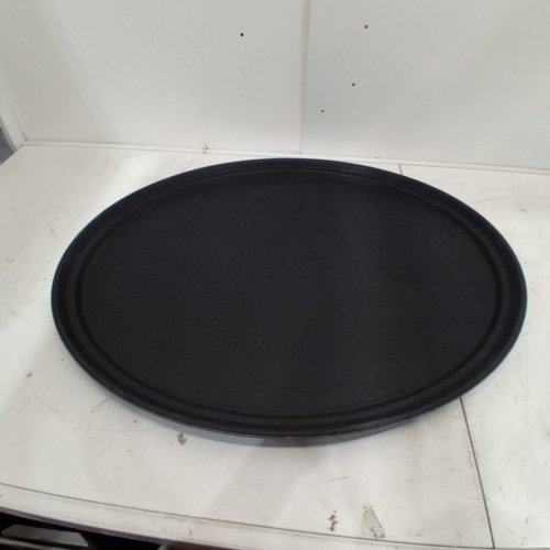 NEW STAR FOODSERVICE NON-SLIP OVAL FOOD TRAY - 24" X 29" - BLACK (MODEL: 25576) image 5